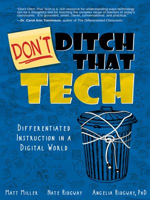 cover image of Don't Ditch That Tech